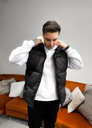 Жилет мужской на три строчки (более набитый пухом)