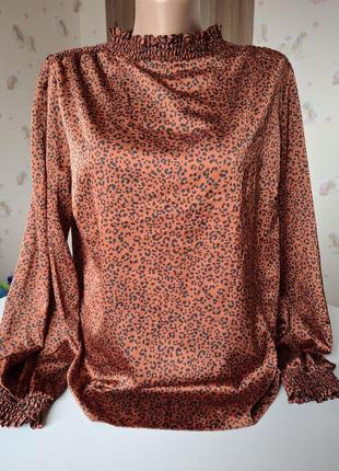 Леопардова сорочка блуза