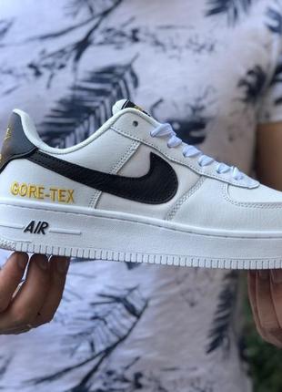 Кроссовки nike air force 1 gore-tex (белые)