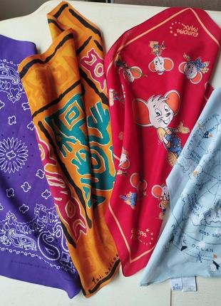 Яркие 💯 хлопковые банданы для девочек и мальчиков😍👍🤗❤️🩵🧡💜