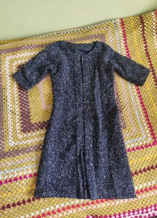 Платье классическое теплое