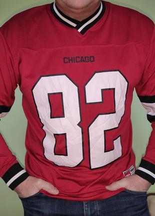 Спорт фирменная кофта лонгслив.fsbn.chicago buls.л