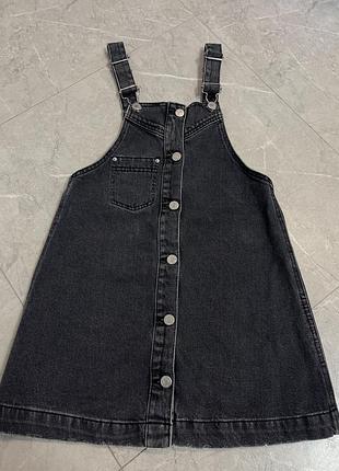 Джинсовий сарафан zara