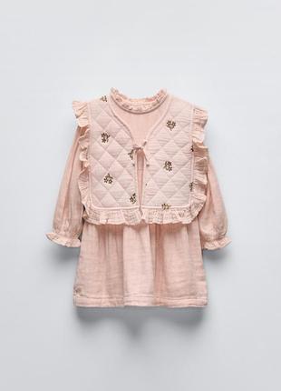 Сукня zara плаття з вишивкою