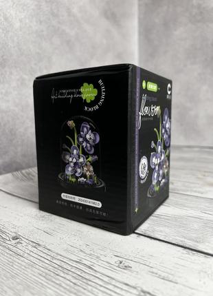 Конструктор цветы в колбе, лего цветы в колбе