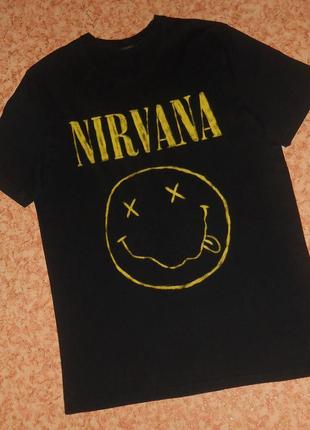 Футболка nirvana/рок мерч
