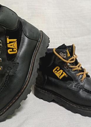 Термоботинки caterpillar premier waterproff (42.5р.) оригинал ! кожа!