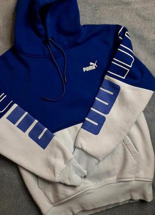 Худи puma power colorblock