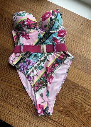 River island слитный купальник s