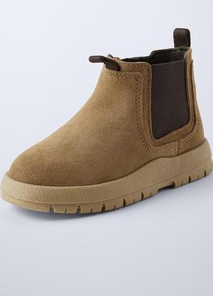 Ботинки zara кожа