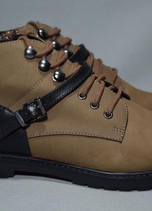 Noiz ботинки ботильоны женские кожаные. германия. оригинал. 37 р./24 см.