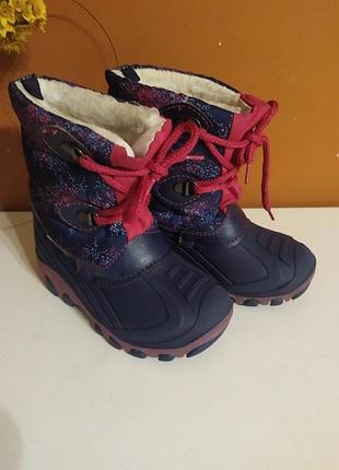 Зимние детские сапоги для девочек, размер 24, lupilu