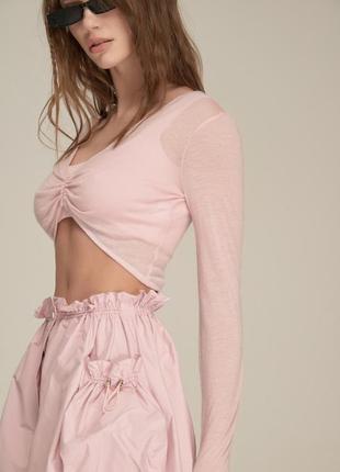 Вязаный топ болеро the coat кашемир katimo