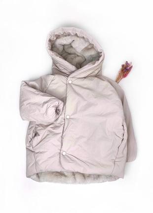 Зимняя/демисезон куртка на девочку zara