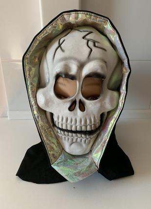 Скелет маска силіконова карнавальна хелловін