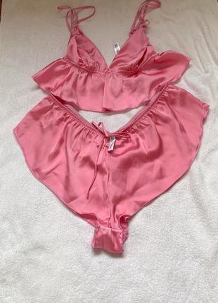 Пижама атласная primark