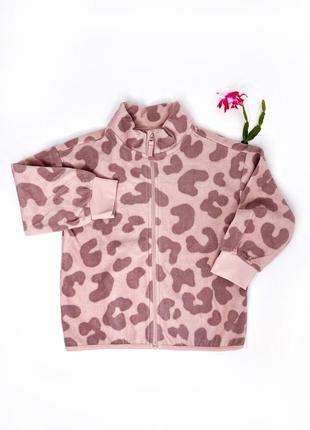 Детская флисовая кофта на девочку h&amp;m