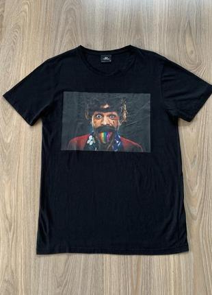 Чоловіча бавовняна футболка з принтом tee jays