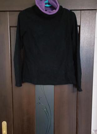 Флисовая кофта с горлом гольф водолазка quechua