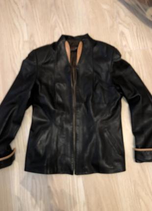 Куртка кожаная женская, размер 50 52, подойдет на материал