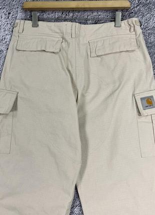 Carhartt размер l как новые!! оригинальные брюки бежевые