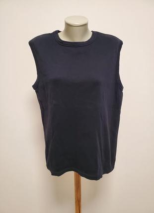 Красивая брендовая трикотажная коттоновая майка