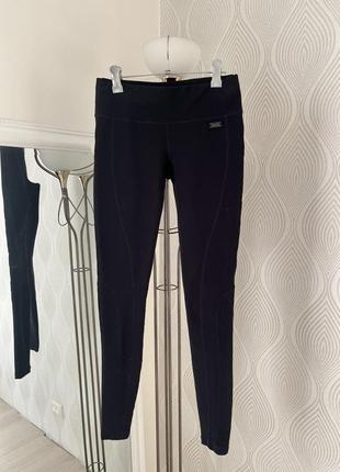 Черные лосины calvin klein в размере xs