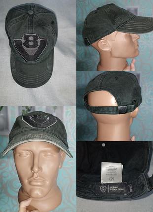 Бейсболка v8 с эффектом потертости scania truck gear one size