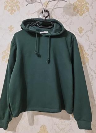 Темно- зеленая худи толстовка с капюшоном pigalle