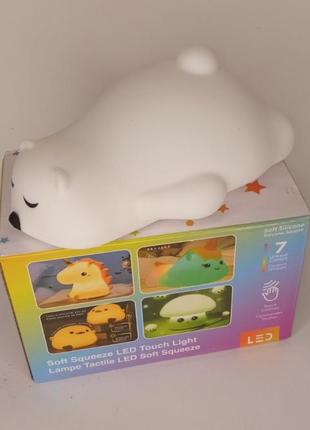 Ночник силиконовый мишка а806 от ааа9 фото