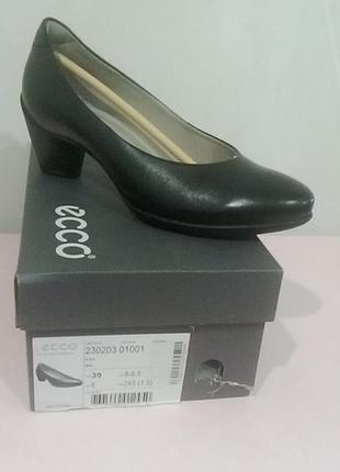 Туфли ecco sculptured 45 (230203-01001), р.39