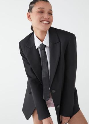 Стильный черный базовый пиджак iblues от max mara