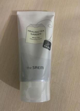 Пена для умывания the saem корейское с белым чаем