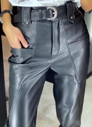 Брюки шкіра💯🎀🛍️🍀