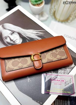Шкіряний гаманець coach