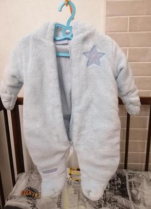 Человечек теплый 0-3 месяца