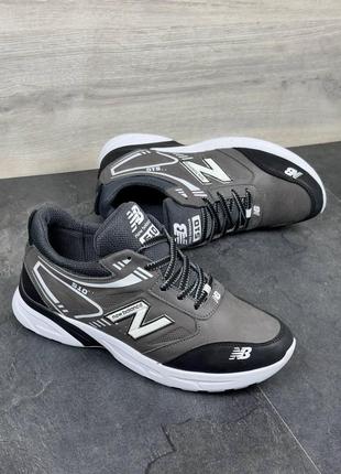 Мужские кожаные кроссовки new balance
