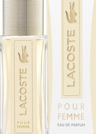 Lacoste pour femme парфюмированная вода женская, 30,50,90мл