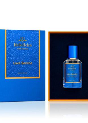 Love service нишевый парфюм унисекс франция стойкий шлейфовый love service hello helen