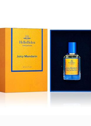 Juicy mandarin елітний парфум франція, стійкий, нішовий, шлейфовий hello helen