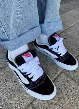Кеди era vans old skool white&blue белые синие замша текстиль кожа