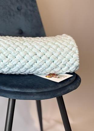 Плюшевий плед ручної роботи alize puffy