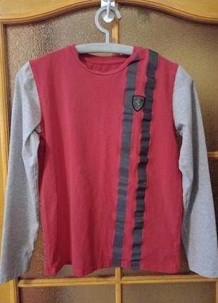 Мужская подростковая футболка ferrari 🍁