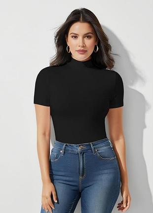 Bonita вискозная водолазка с короткими рукавами /11470/