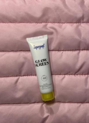 Увлажняющий праймер с spf40 supergoop! glowscreen