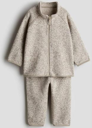 Флисовый костюм h&amp;m 80 86 92
