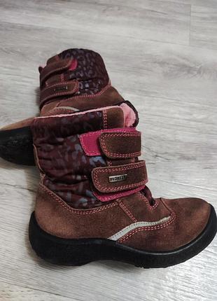 Зимние ботинки мембранные натуральная замша