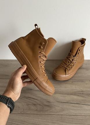 Converse lunarlon ботинки кеды кожаные утепленные оригинал