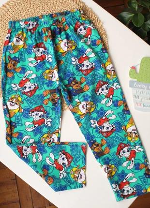 Классные хлопковые штанишки для дома paw patrol primark 3-4 года