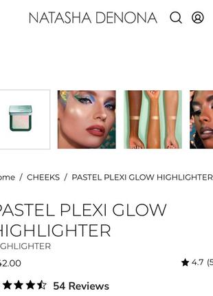 Ціна🔥🔥🔥хайлайтер - natasha denona pastel plexi glow highlighter4 фото